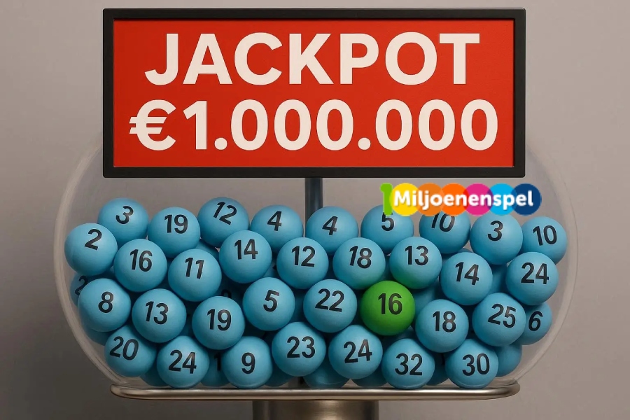 1 miljoen jackpot