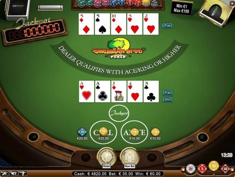 Caribbean Stud Poker, ik vertel je de beste tactiek