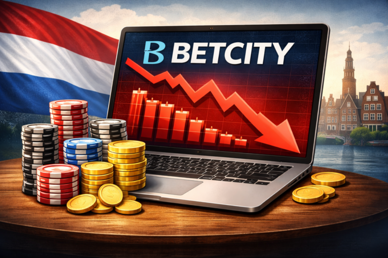 25 procent omzetdaling bij BetCity in Nederland