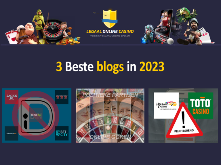 De 3 beste blogs van 2023 bij Legaal Online Casino