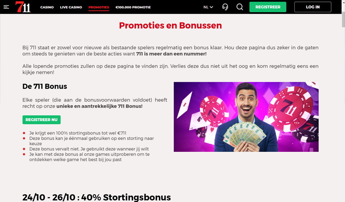 bonusaanbiedingen 711 Casino