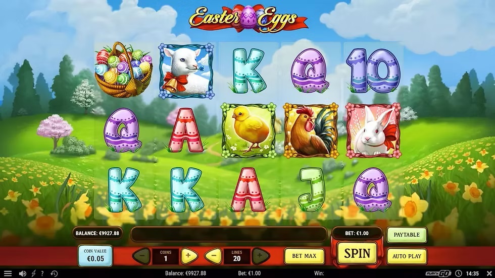 Easter Eggs slot van Playn GO