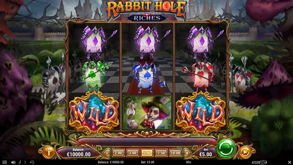 Rabbit Hole Riches Slot van Playn GO