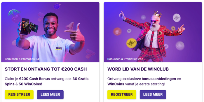 Winz Casino Bonussen