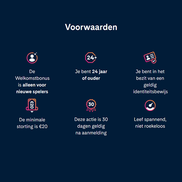 Lees de voorwaarden van online casino bonussen