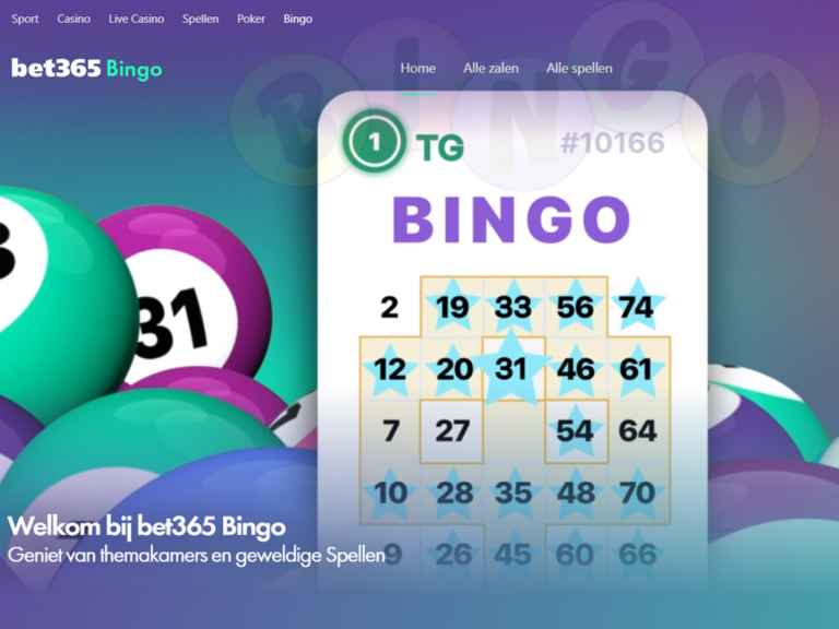 Bingo spellen bij Bet365
