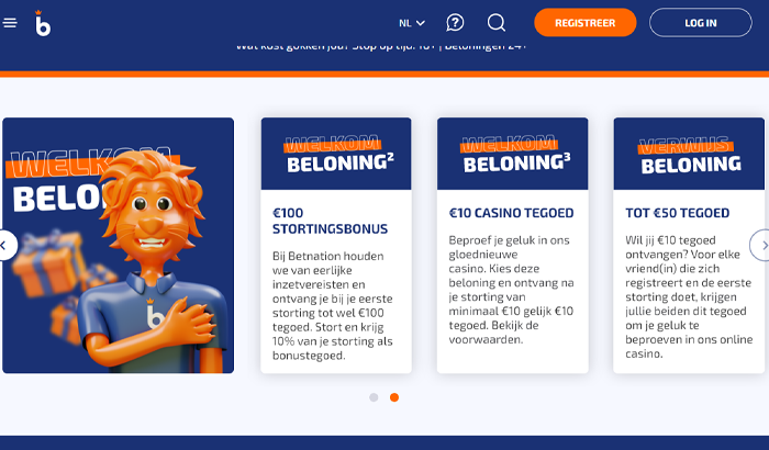 Betnation heeft diverse bonus aanbiedingen