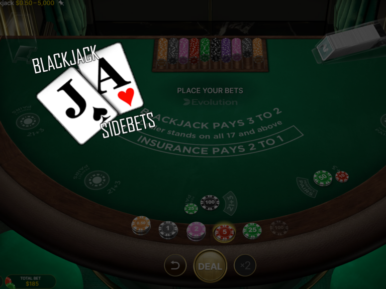 Bekende sidebets bij Blackjack