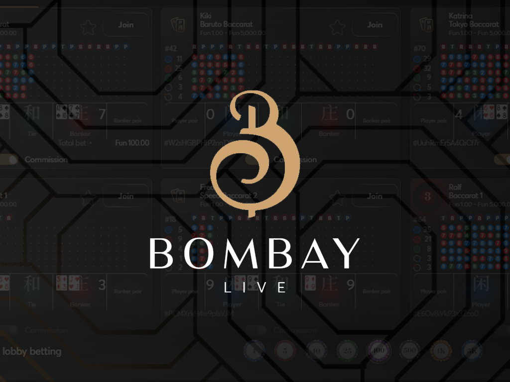 Bombay Live baccarat lobby