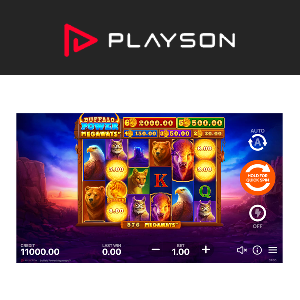 Buffalo Power Megaways gokkast van Playson