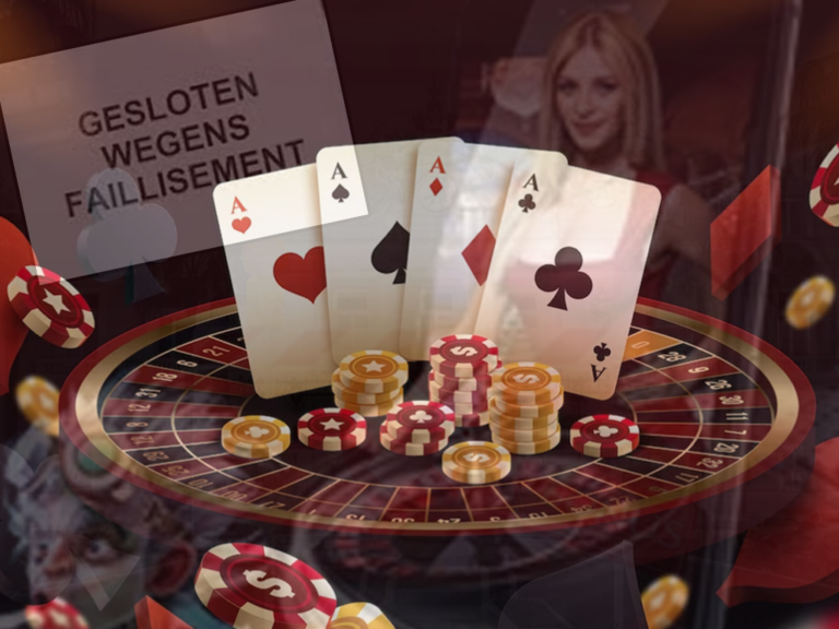 Legaal online casino is failliet