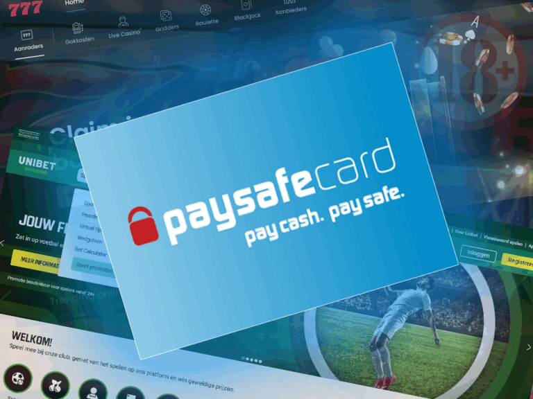 Bij deze legale casino's kan je met Paysafecard betalen