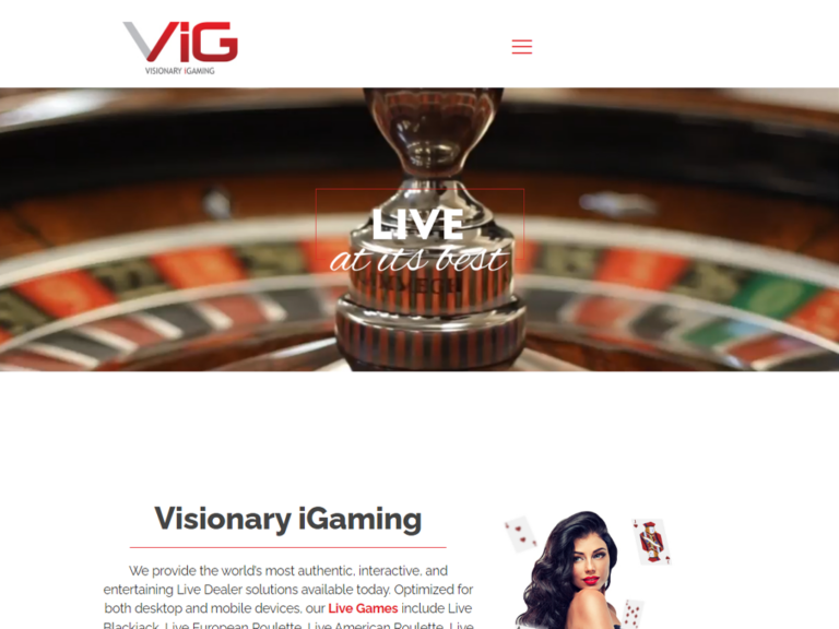 Casino's met Visionary iGaming spellen