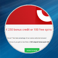 Pilih bonus selamat datang di Circus