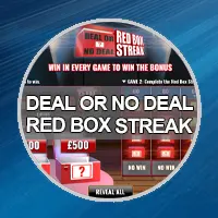 Deal or no Deal Red Box Streak van game provider Endemol Gaming