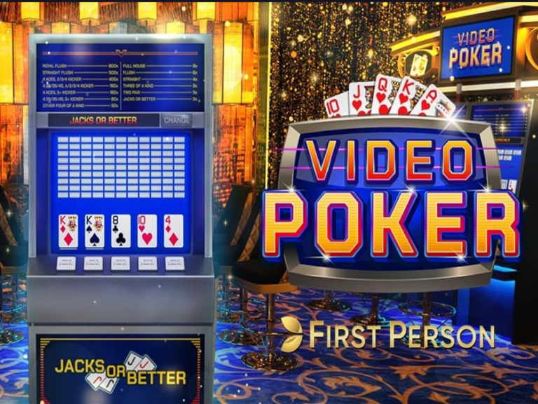 First Person Video Poker van Evolution