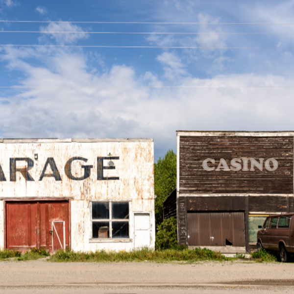 Eerste casino in garage