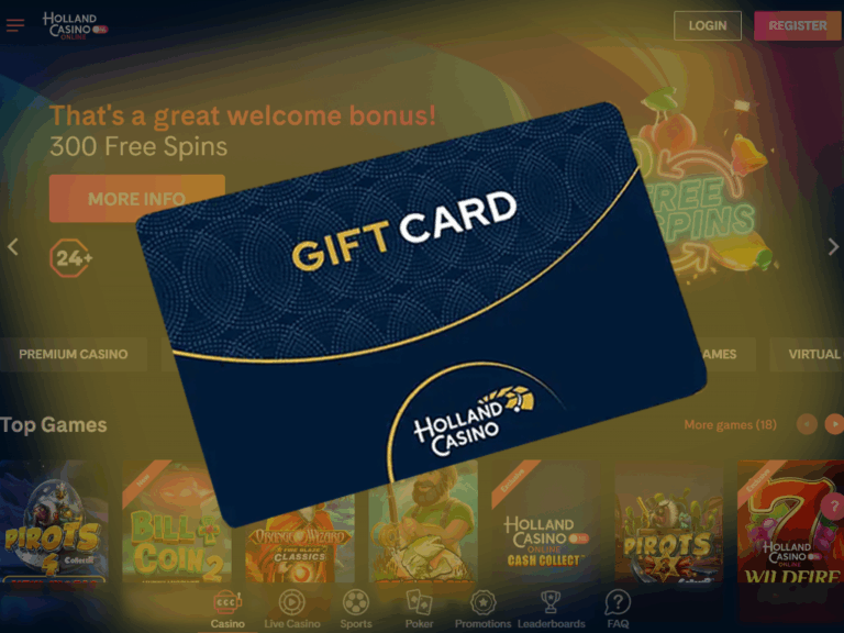 Zo werken Gift Cards van Holland Casino