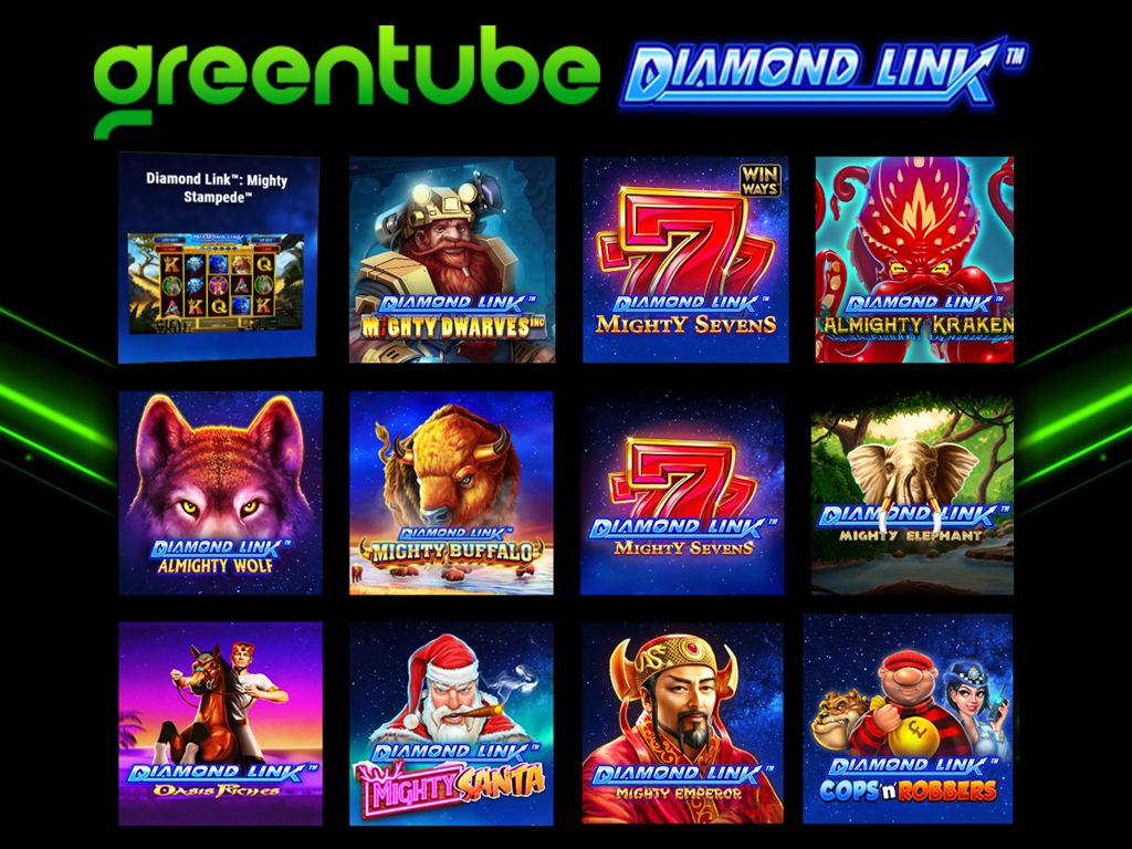Diamond Link gokkasten van Greentube