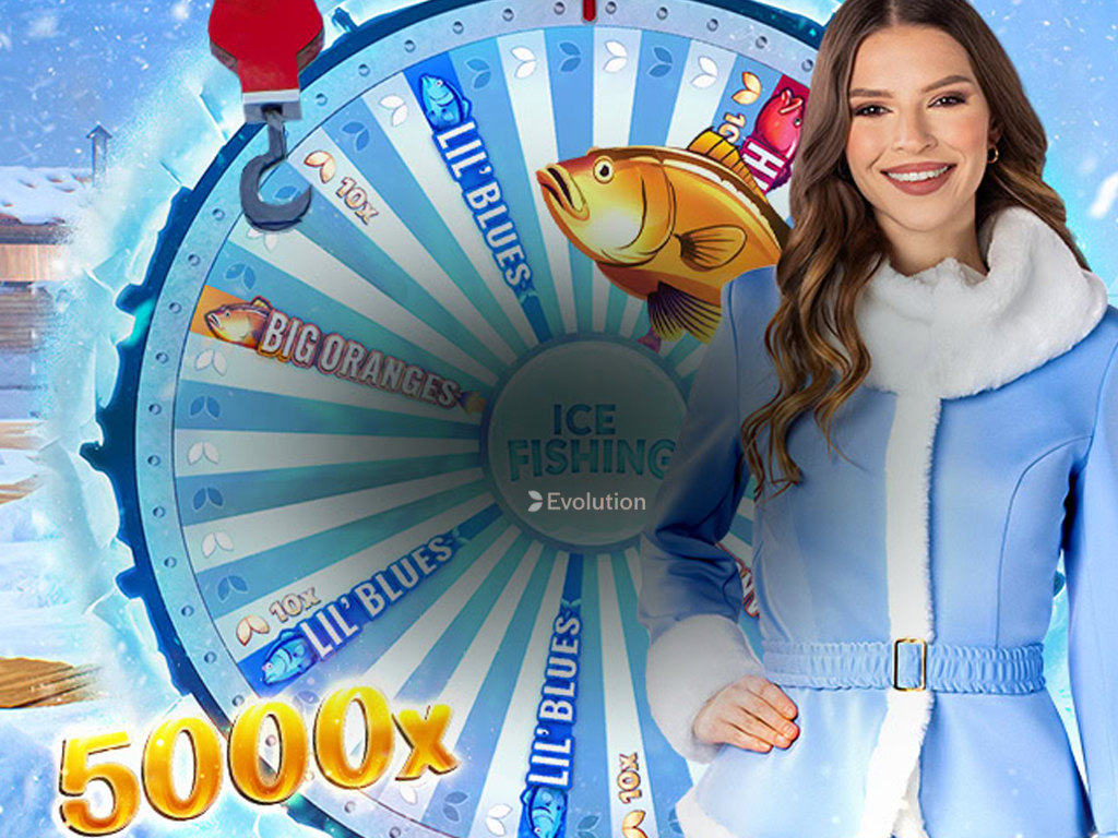 Ice Fishing: een nieuwe live game show van Evolution