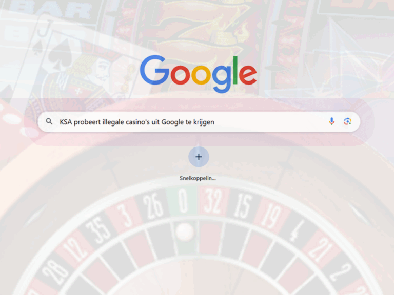 Interessant: KSA probeert illegale casino's uit Google te krijgen