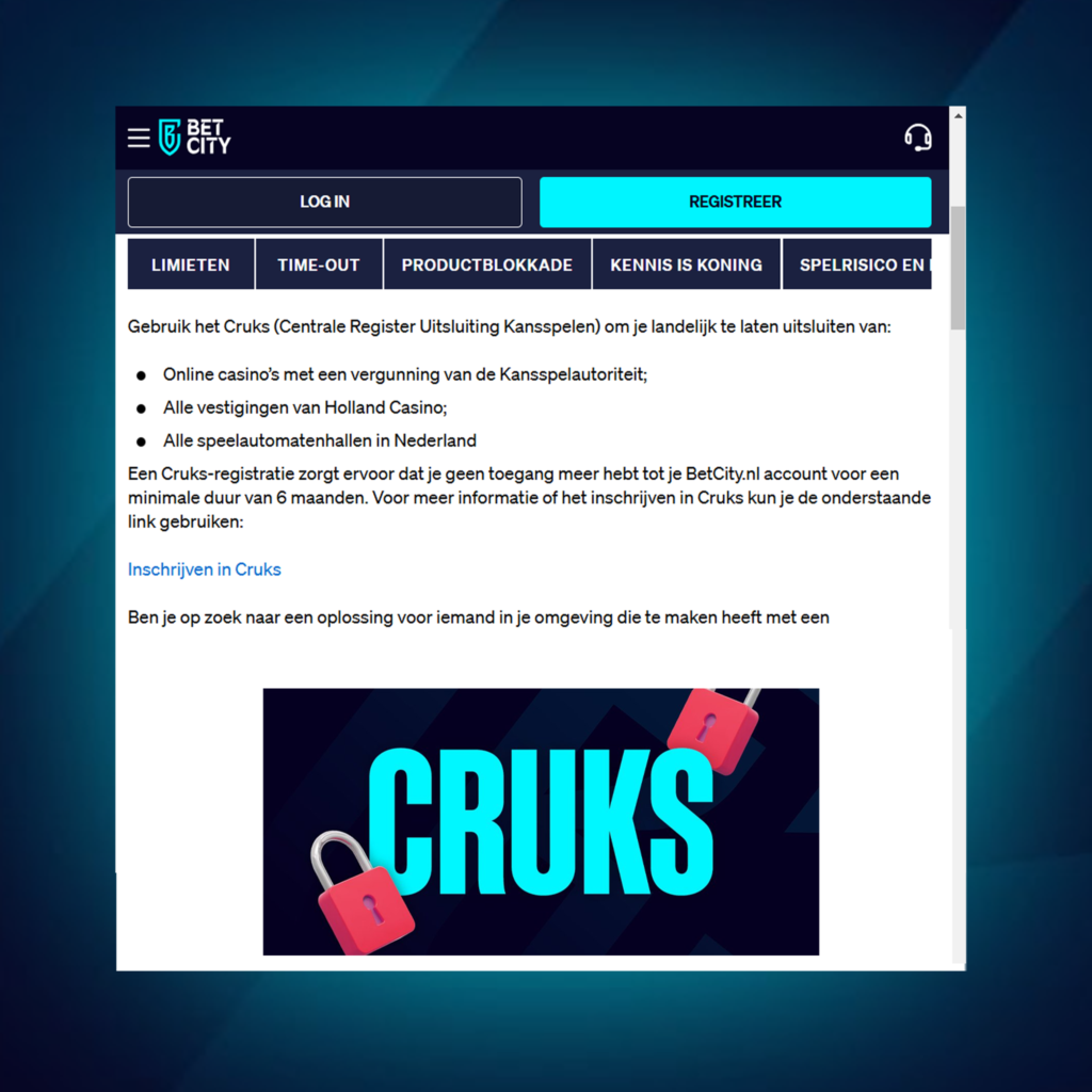 Uitschrijven via Cruks