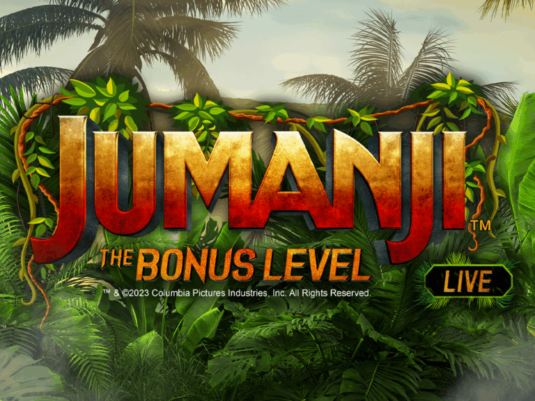 De live game show: Jumanji The Bonus Level van Playtech