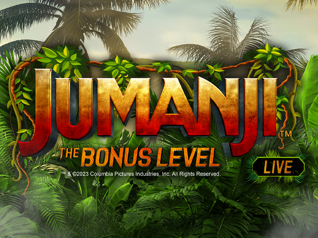 De live game show: Jumanji The Bonus Level van Playtech