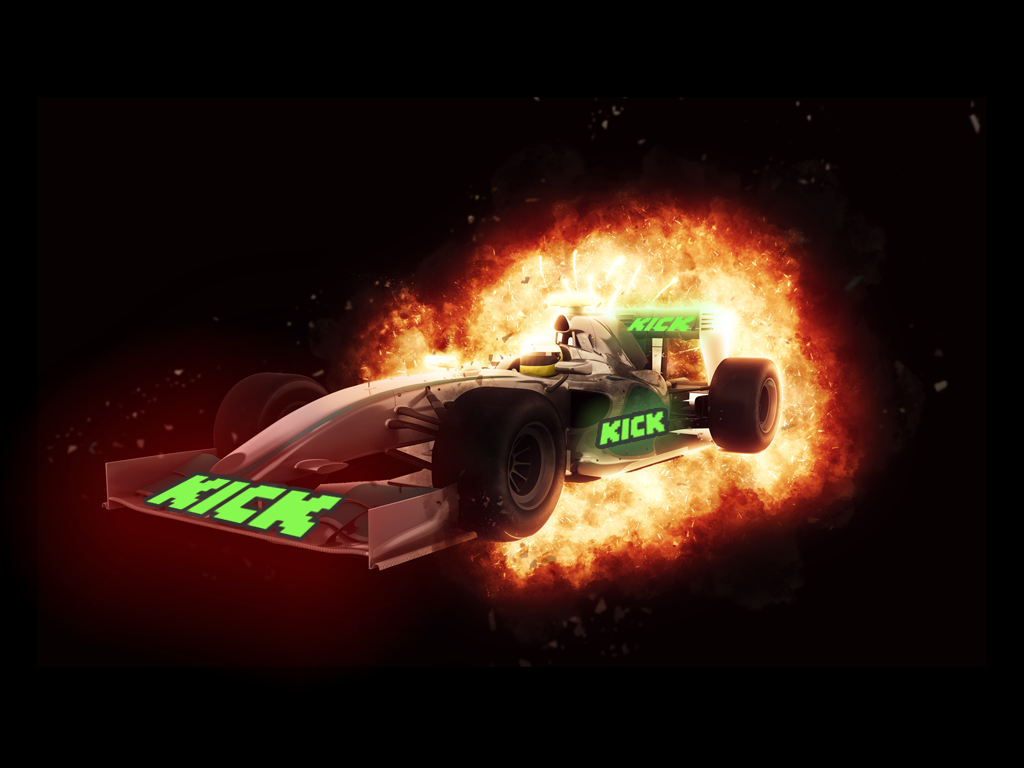 Dit weekend geen Stake maar Kick op Formule 1 auto