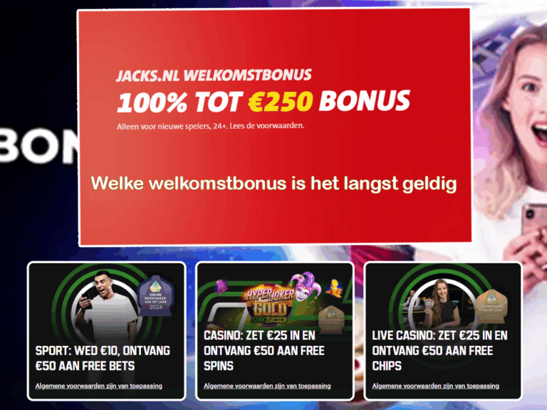 Onderzoek: Welke welkomstbonus is het langst geldig in NL?