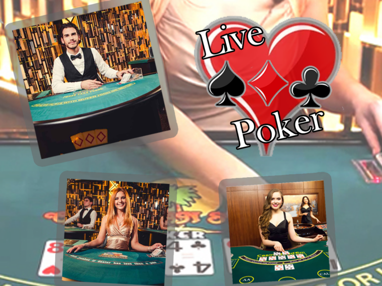 Live Poker spellen bij online casino's