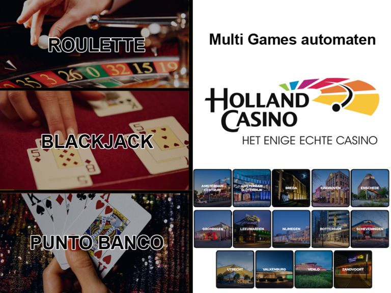 Speel de Multi Games automaten bij het Holland Casino