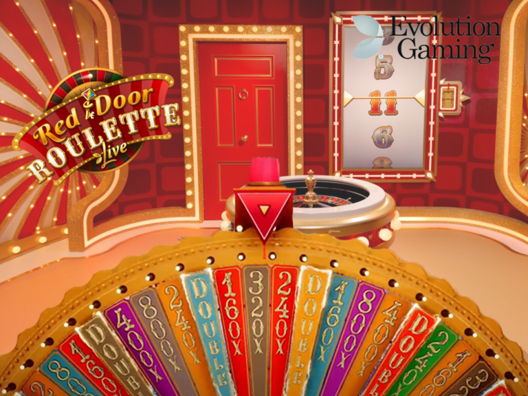 Live casino spel Red Door Roulette van Evolution