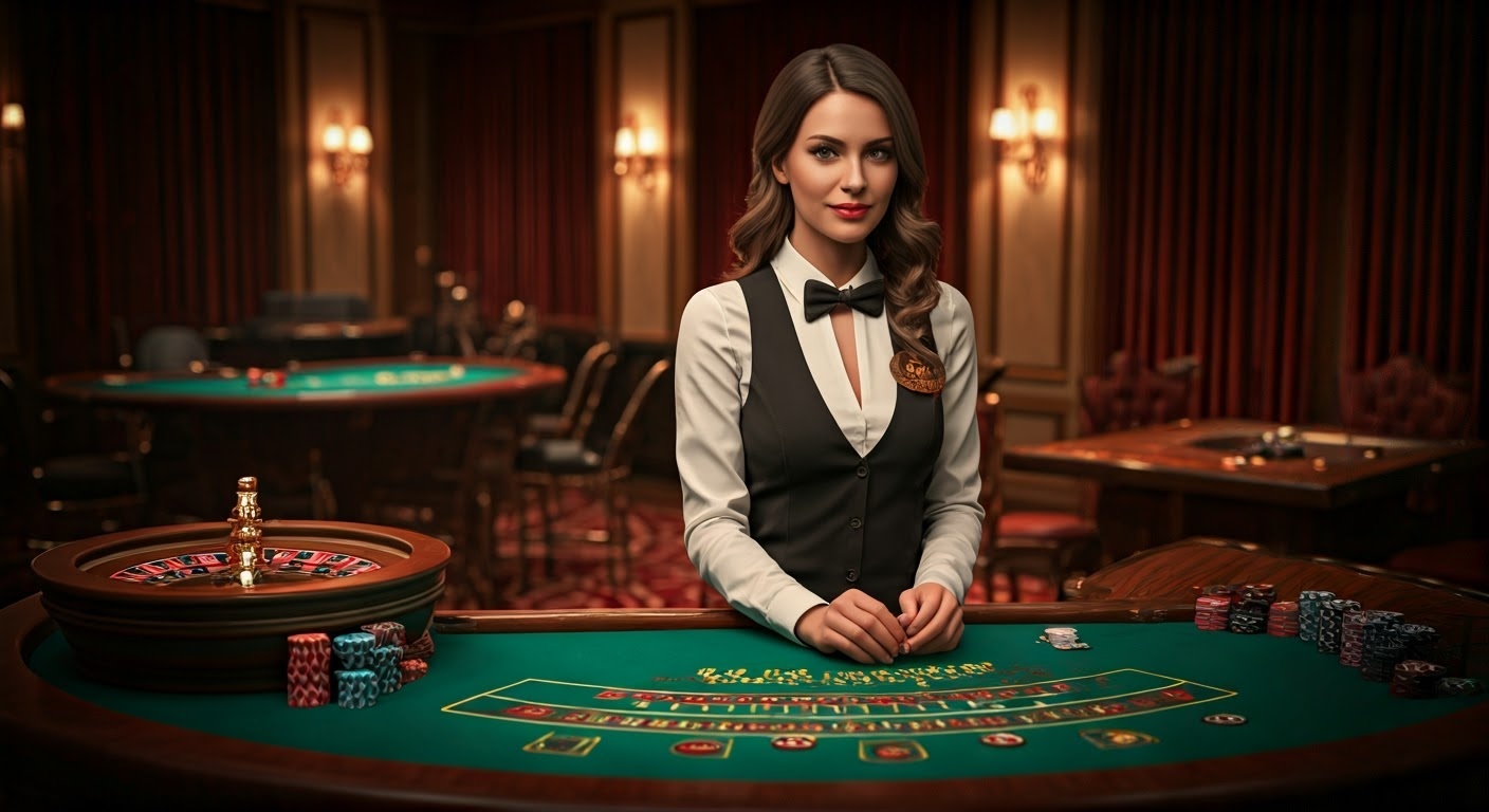 Live roulette met AI croupier