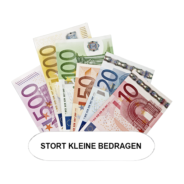 Stort op een veilige manier geld