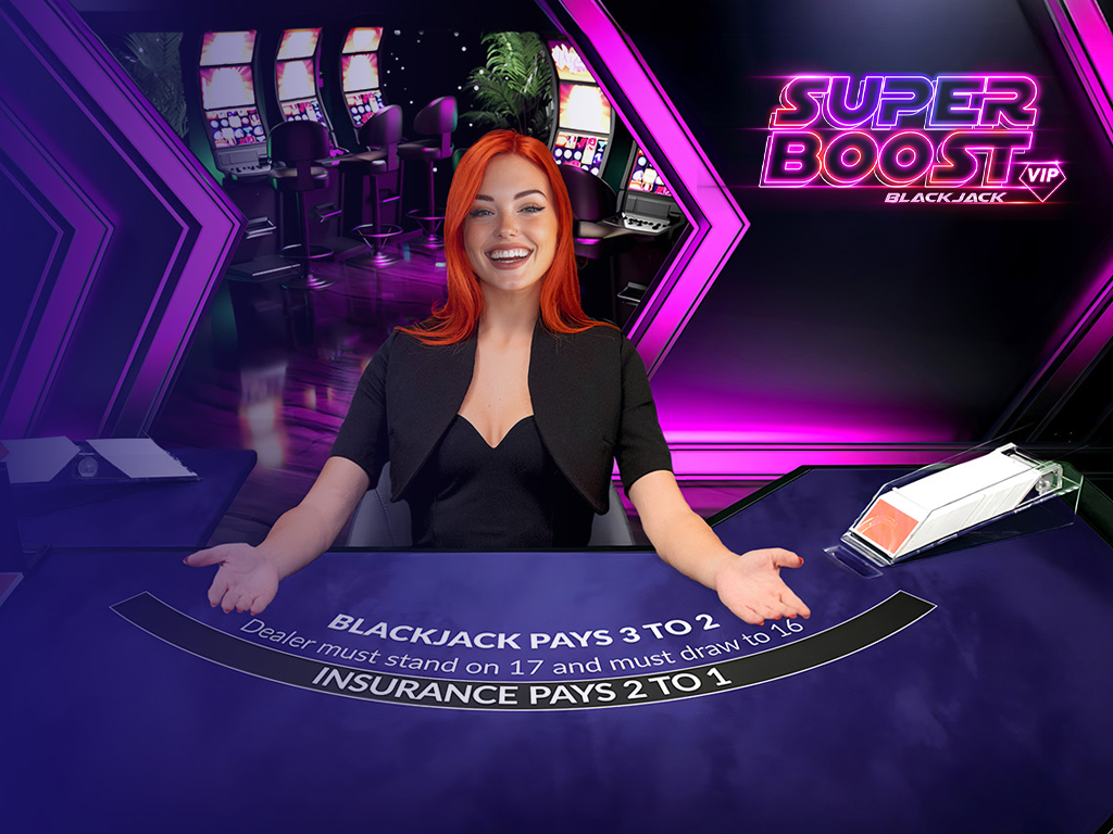 Super boost blackjack vip van Stakelogic