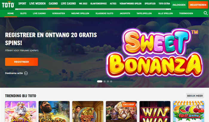 Spelaanbod Toto Casino