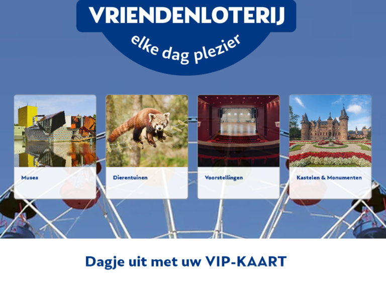 VIP-kaart van de Vriendenloterij, kan je hier wat mee?