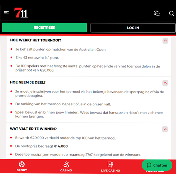 Hoe een betting toernooi werkt
