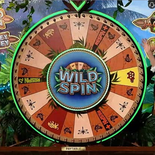 Wild Spin bij Jumanji The Bonus Level Live